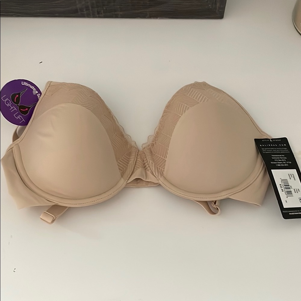 Tan Push-Up Bra with Seamless Design